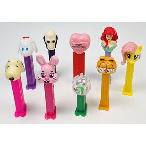 Mixed Lot 9 VTG-Modern PEZ Dispensers Holiday My Little Pony Garfield Snoopy